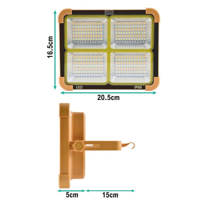 Foco led solar multiusos